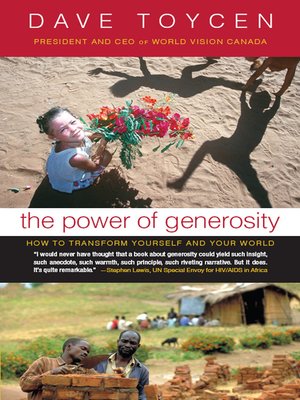 cover image of The Power of Generosity